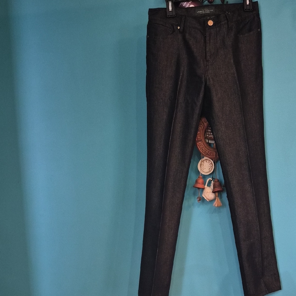 Ralph Lauren Black Eith Gold Shimmer Denim Jeans